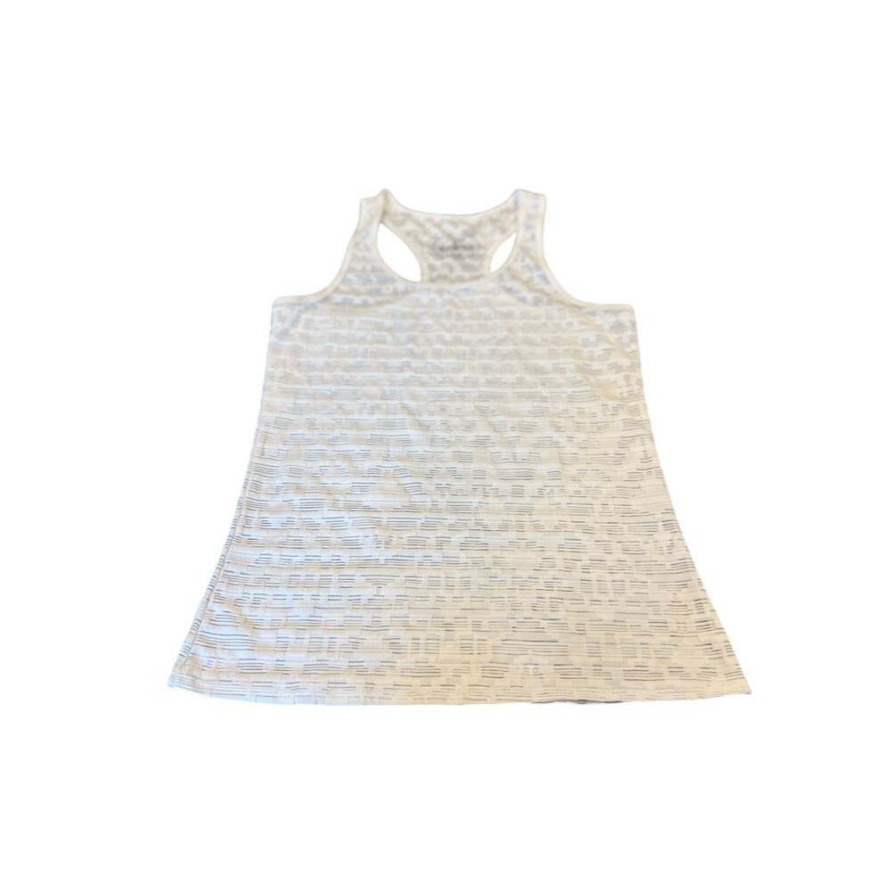 Oiselle women’s racer back tank size 8 white